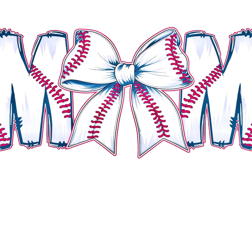 Baseball Themed Hair Bow